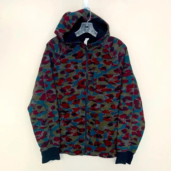 Lululemon Men's Camo Zip Up Hoodie M - Picture 1 of 8